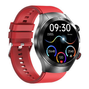 NineWind สมาร์ทวอท์ช E800ใหม่หัววัดคู่เลเซอร์ฟังก์ชั่นการรักษาสุขภาพ ECG Function กรดยูริคน้ำตาลในเลือดการวัดความดันโลหิตการตรวจสอบไขมันในเลือด AMOLED Screen นาฬิกากีฬาโทรผ่านบลูทูธ