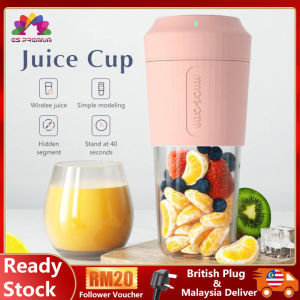 Sedia Sedia Jus Cawan 350Ml Juicer Mini Pegang Tangan Juicer dengan Cawan Mudah Alih Pengadun Peribadi Usb Boleh Dicas Semula Smoothie dan Shake pembuat Penghantaran dari Malaysia