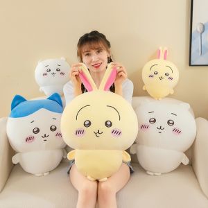 นุ่มมาก Hachiware Plushies น่ารัก Usagi หมอนตุ๊กตาของเล่น Kawaii ตุ๊กตาตุ๊กตาเตียงโซฟาเบาะหลังของขวัญสําหรับสาว