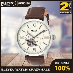 [Promo] Jam Tangan Pria FS ME3064 / ME 3064 Townsman Automatic Brown Leather Strap Original Garansi 2 Tahun [✔COD][100% Authentic] [COD]