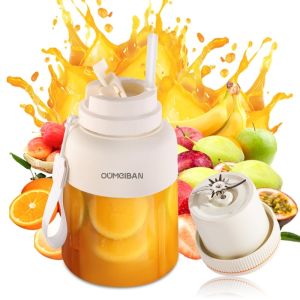 1300ML Portable Blender USB Rechargeable 38-Blade Ice Crusher Smoothie Maker Large Capacity Wireless Juicer for Fruits & Protein Shakes