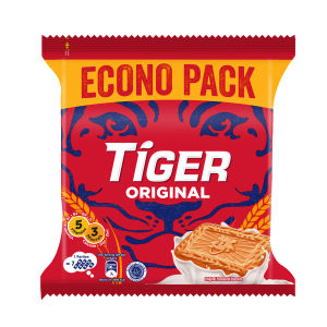 Tiger Plain Sweet Biskuat Biscuit Jumbo Pack [Original/ Chocolate] 364.8g