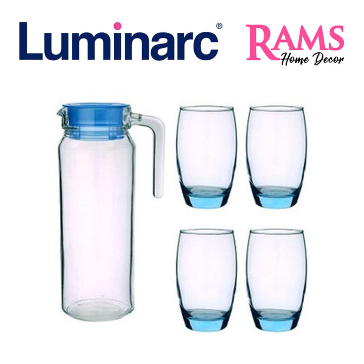 Luminarc 5 Pcs Rotterdam Water Drink Set / Gelas Minuman Set