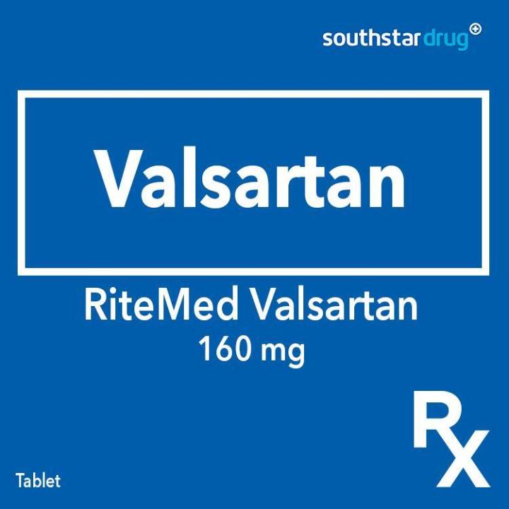 Rx: RiteMed Valsartan 160mg Tablet | Lazada PH