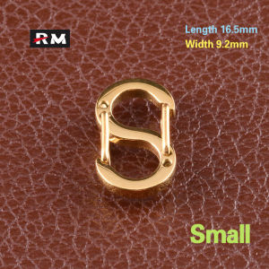 【316 Stainless Steel】Bag Chain Adjustment Buckle Bag Strap Chain Bag Shortening Buckle Cf Woc Bolide Accessories Extension Length Adjustment Necklace Bracelet Key 8-Shaped Buckle