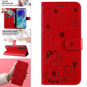 เคสสำหรับ Samsung Galaxy M55 M15 M35 M62 M54 M53 M33 M23 M52 M32 M22 M12 M51 M31 M11 M10วาดลายการ์ตูนเคสฝาปิดหนังแบบพับมีกระเป๋าเงินแม่เหล็กแม่เหล็ก