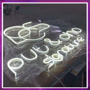 Neon Flex Design Custom Ukuran 20x60cm