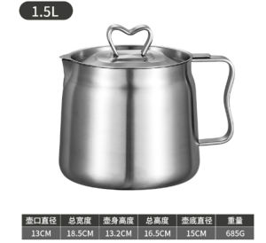 ถ้วยน้ำมัน ทนต่ออุณหภูมิสูง ขวดเก็บน้ำมัน ไม่มีการเชื่อม ไม่เป็นสนิม โปร่งใสยิ่งขึ้น ง่ายต่อการจัดเก็บ