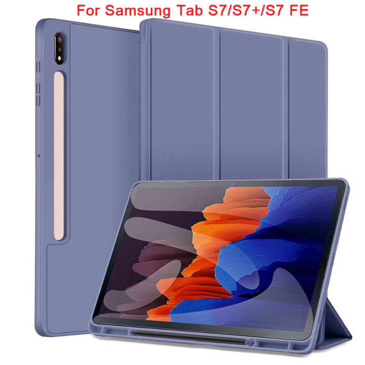 Pen Holder Case For Samsung S7 Tablet Galaxy Tab S8 Tab S7 Case