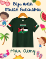 SINFASHION87 KAOS ANAK FREE PALESTINE BEBASKAN PALESTINE ANAK LAKI PEGANG SEMANGKA. 