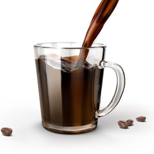 Crystal Clear Glass Coffee and Tea Mug 250ml 1pc