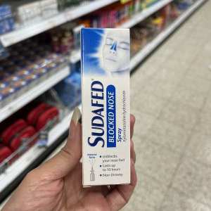 ☚Stock UK Sudafed Speed Tamiflu Nasal Spray to Improve Nose Blockage Sneezing 15ML❂