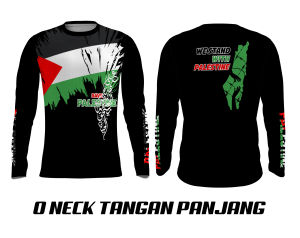 the moro - Kaos Baju Tshirt SAVE PALESTINA ART 01-02 Pria Dewasa Lengan Panjang | Printing Sublime