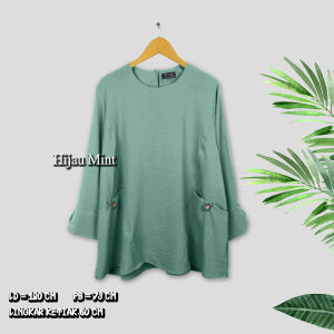 Atasan Jumbo Wanita / Blouse Jumbo Wanita -  Saku batok jumbo LD -120 cm