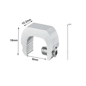 OKKFINE Aluminum Alloy Window Lock Stopper Anti-theft Adjustable Sliding Sash Stopper Safety Locks Sliding Frame Plug Child Safety Locks Sliding Window