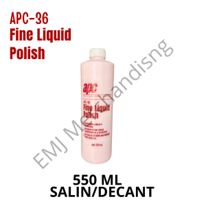 EMJ APC Fine Liquid Polish 1 US Quart/946ml & 1/2 Quart/550ml (APC Wax) Auto Detailing Wax Car Care Product High Gloss