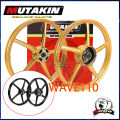 MUTAKIN Mags 522 5 Spoke For HONDA WAVE110 RS125 Front Disc Rear Drum 1.4x1.4x17. 