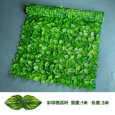 Golden Tulip Artificial Flower Daun Dekorasi Dinding Rambat Hijau Sintetis Tanaman Pagar Hias 100x300CM