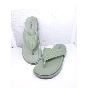 Sandal Jepit Motif Anyam Garis  Menggunakan Bahan Karet Kualitas Impor Premium Yang Cantik Sandal Jepit Wanita Karet Import BALANCE Motif polos