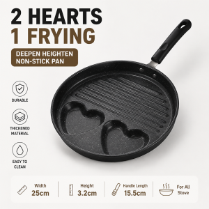 Non Stick Frying Pan 4 Grid Square Egg Pan Pancake Burger Ham Breakfast Cooking Pan Kitchenware