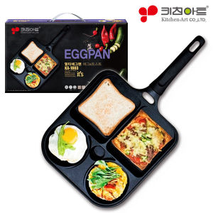 KitchenArt Non Stick Multi Toast Egg Pan 28cm