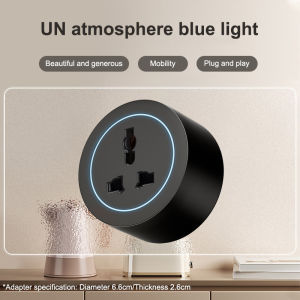 FLKL White/Black Movable Power Track Socket 8000W Universal Power Adapter Socket with USB+TypeC for Kitchen/ Living Room