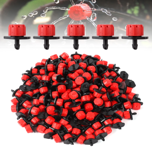50pcs Adjustable 8-hole Dripper Drip Irrigation System Watering Emitter Garden Greenhouse Bonsai Flower Vegetable Water Tool