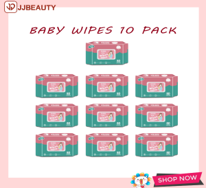 (10 PACK) The best Organic Baby Wipes Runbeile 80Pcs Per Pack 99% Water Hypoallergenic (Non-Alcohol-wet wipes)