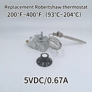 เครื่องทอดไฟฟ้าเหล็กสำหรับงานหนักเครื่องเปลี่ยนอุณหภูมิ °F 204 ℃/400ควบคุมอุณหภูมิได้ง่ายและสะอาดสำหรับ60125401