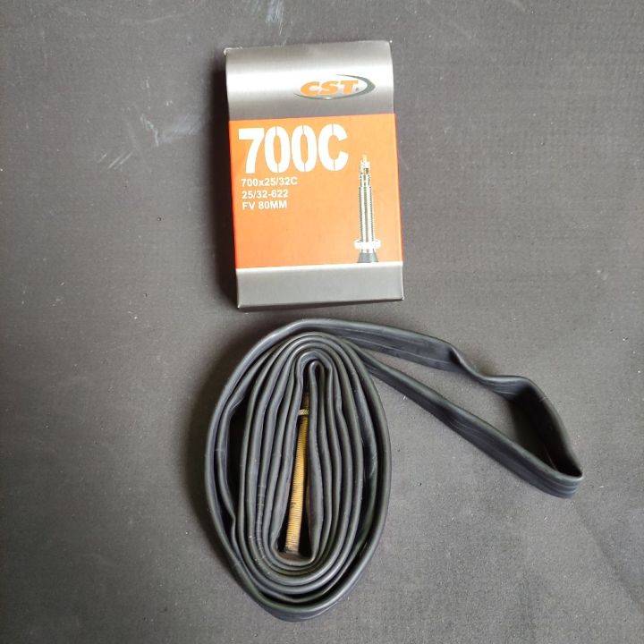 ban dalam cst 700x25-32 c fv 80 mm ban dalem fixie road bike 700 c