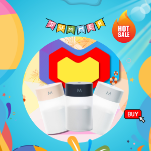 Máy xông tinh dầu - máy tạo ẩm 250ml - Máy xông đèn led đổi màu