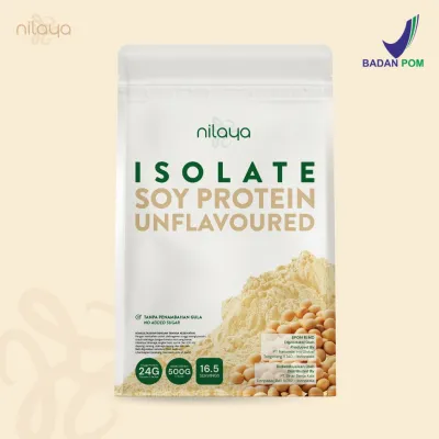 nilaya Non-GMO Vegan Isolate Soy Protein Unflavored and Nothing Else 1kg