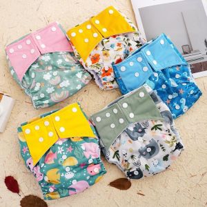 DOWNA Chống rò rỉ Tã vải Túi Có thể giặt được Tã em bé Vui vẻ Có thể tái sử dụng Tã than hoạt tính Cô gái Chàng trai