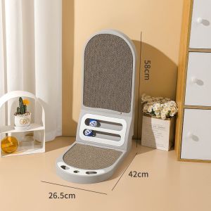 Cat Toys Vertical Cat Scratching Board Double-sided Scratchable Replaceable