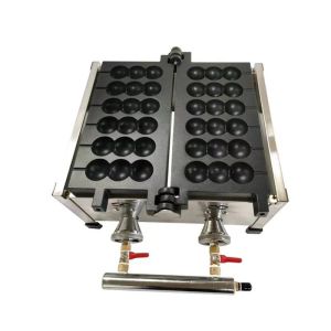 Commercial LPG Gas Lolly Stick Waffle Maker Candied Hawn Shape Waffle Machine Takoyaki Ball Grill for Street Food Stall