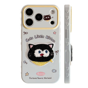 3D Paste Plush Cartoon Pig Pink Soft Case for iPhone 12 13 14 15 16 17 Pro Max Personalized Phone Case for iPhone 15 Pro Max Case