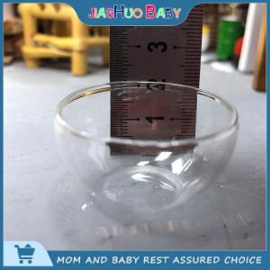 JiaShuo Baby Toy 1/12 dollhouse Miniature อุปกรณ์เสริมแก้ว soup PLATE simulation dish Toy