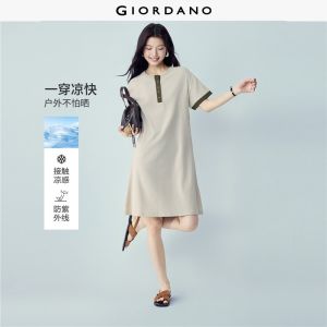 Giordano Beau Monde Women Women High Tech Cool Touch Dress Free Shipping 13466285