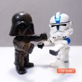 FUNKO HIKARI PREMIUM JAPANESE VINYL STAR WARS DARTH VADER & CLONE TROOPER COLLECTABLE FIGURES. 