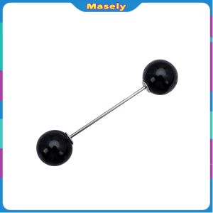 Masely Pearl Brooch Tightening Waistband Pin Opening Bottom Metal Pearl Cute Waist Buckle