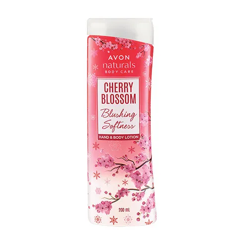 Avon Naturals Lotion 200ml Green Apple Papaya &Soy Cherry Blossom