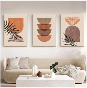 Tranh hoa hướng dương tranh vải treo tường đã gồm khung combo 3 bức treo lên cao 60cm dài 1m2