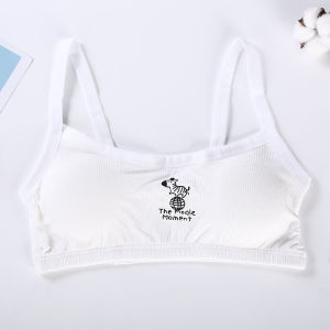 Lakoe 8-16yrs Girls Bra Studentsport Vest Teenage Tube Top Breathable Detachable Kids Underwear Baby Bra