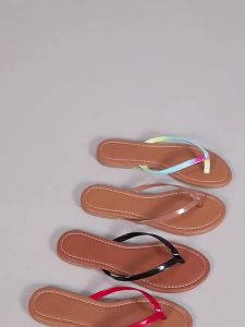 Summer WomenS Flip-Flops Flat Soft-Soled Non-Slip Suitable For Outdoor Wear Beach Sandals New Fashion In Stock