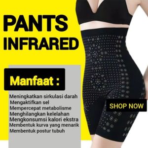 TITIK TIGA Korset Celana Pelangsing Wanita Korset Infrared / Celana Korset Slimming Pants / Korset Stagen Pengecil Perut Buncit Wanita