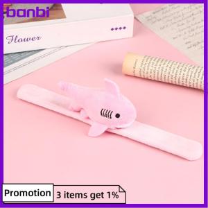 banbi Cute Plush Shark Wristband Stuffed Animal Slap Bracelet Slap Rings Slap Band Toy For Kids Party Favor Birthday Gift