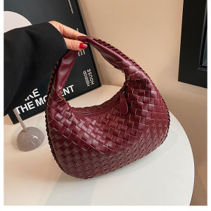 French-style high-end woven bag for women versatile and elegant shoulder bag bag niche design textured handbag commuter bag cross-border