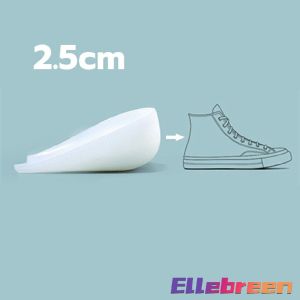 Inner heightening insoles Invisible Shoes Insert Elasticity Heel Cup Invisible Pad Cushion 2.5 3.5cm
