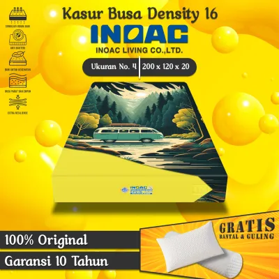[ 200x120x20 ] Kasur Busa No. 4 INOAC EPV Density 16 Garansi 10 Tahun