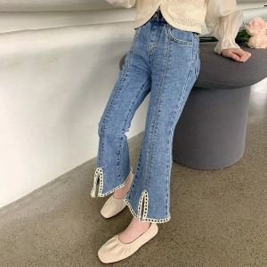 (1-9years) Baby Jeans Children Pants Casual Cute Girls Pants Long Pants